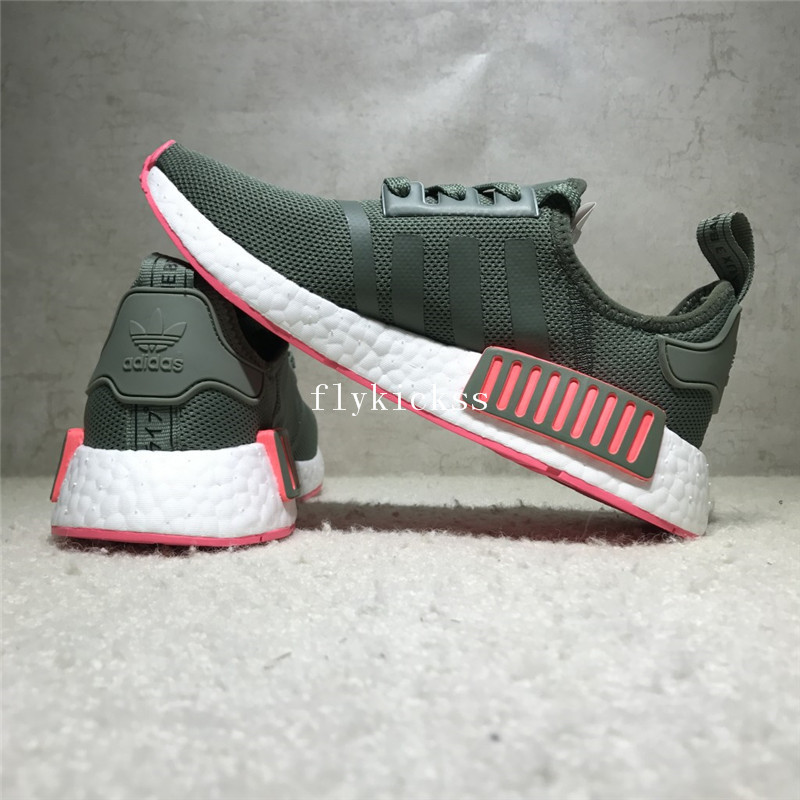 Real Boost Adidas NMD R1 Green